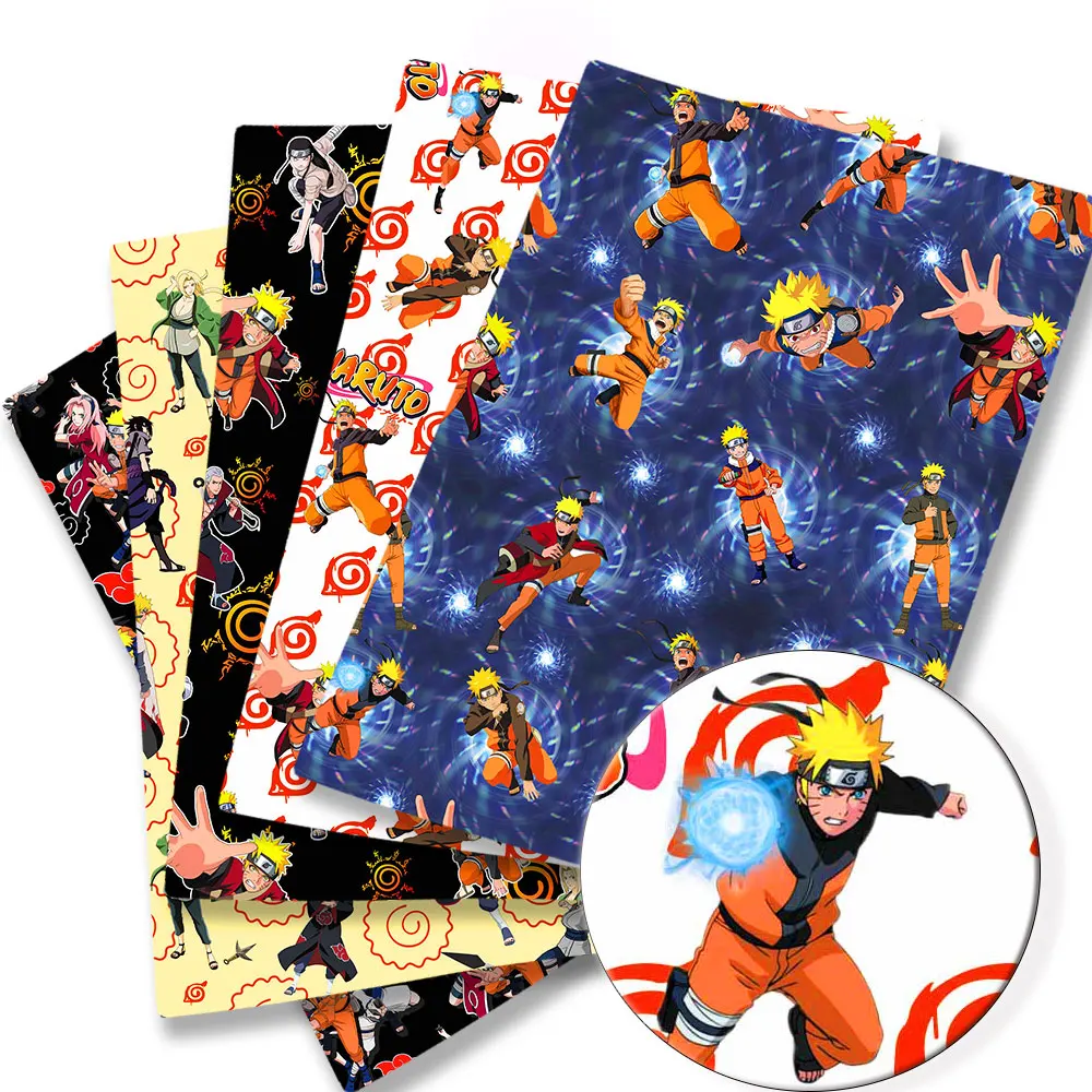 Baby Clothing In Japan - Naruto Anime อุปกรณ์ต่อพ่วงผ้า 140*50 ซม.DIY เย็บ