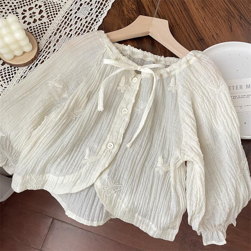 Baby Zebra Clothing - เสื้อแจ็กเก็ต Baju Bayi perempuan ลายผีเสื้อน่ารัก, เสื้อโค้ทคลุมเครื่องปรับอากาศเสื้อคลุมกันหนาวสำหรับเด็กวัยหัดเดิน
