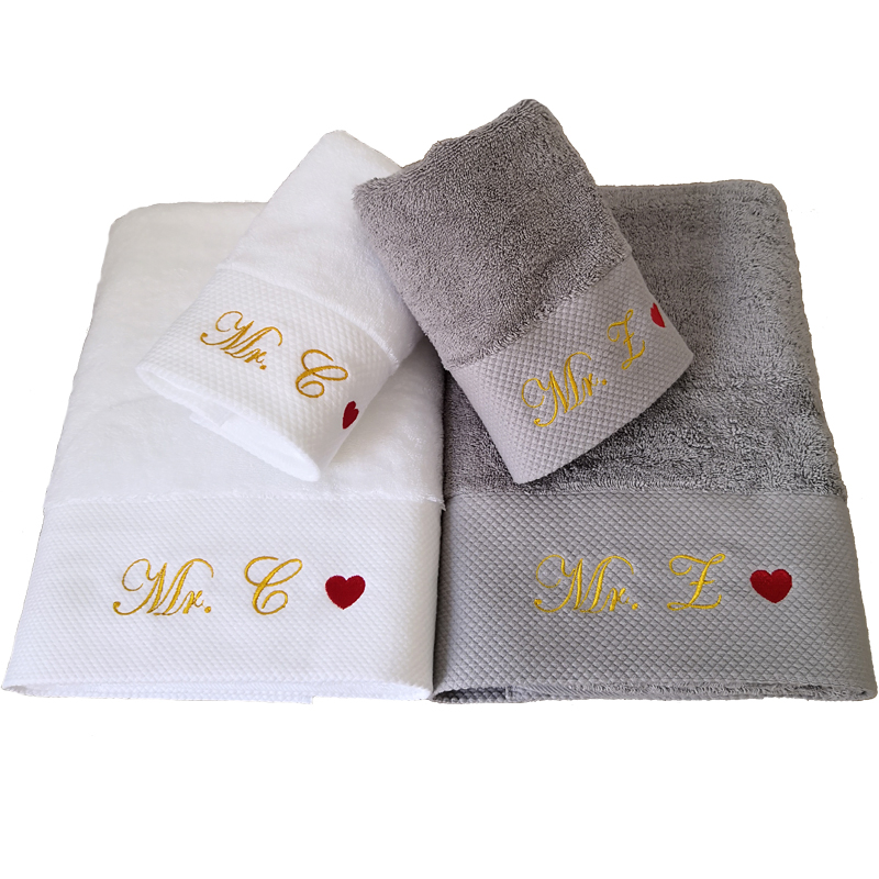 Baby Zebra Clothing - ปรับแต่งใดๆข้อความโลโก้งานแต่งงานเจ้าสาวเพื่อนเจ้าสาว Baby Shower Favors ส่วนบุคคลผ้าฝ้ายผ้าเช็ดตัวของขวัญ