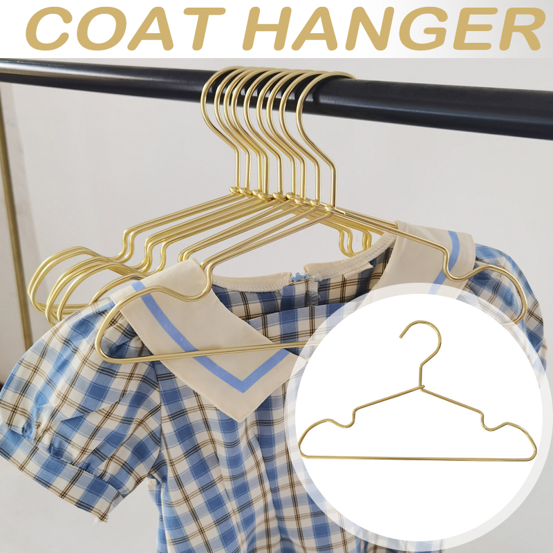 Baby Clothing Drying Rack - 10Pcs เด็กเสื้อผ้าไม้แขวนเสื้อ Anti Slip อลูมิเนียมแขวนตู้เสื้อผ้า Space