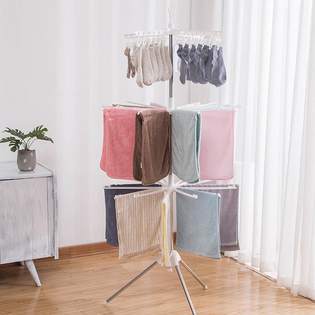 ราวตากผ้าสแตนเลสแบบพับได้ 3 ชั - Baby Clothing Drying Rack บทวิจารณ์และราคา