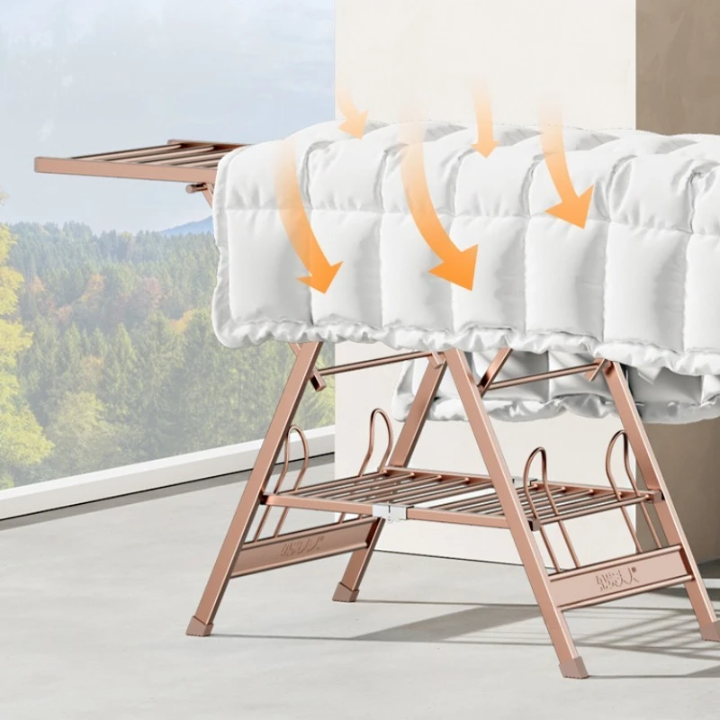 Four Seasons ไม้แขวนเสื้อแบบพั - Baby Clothing Drying Rack บทวิจารณ์และราคา