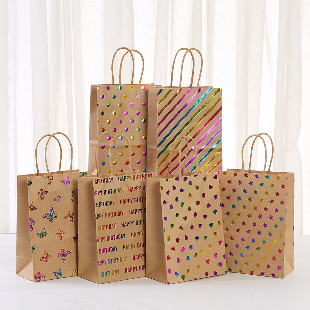 30 ชิ้น ลายทาง กระดาษคราฟท์ ถุ - Baby Zebra Clothing บทวิจารณ์และราคา