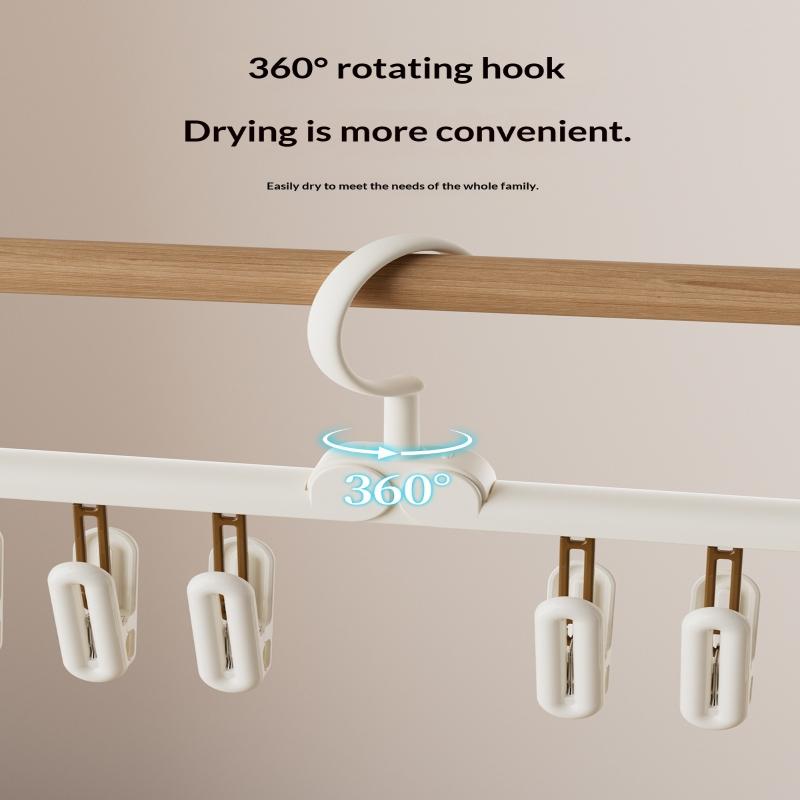 ราวตากผ้าทรงกลมแบบใหม่พร้อมคลิ - Baby Clothing Drying Rack บทวิจารณ์และราคา