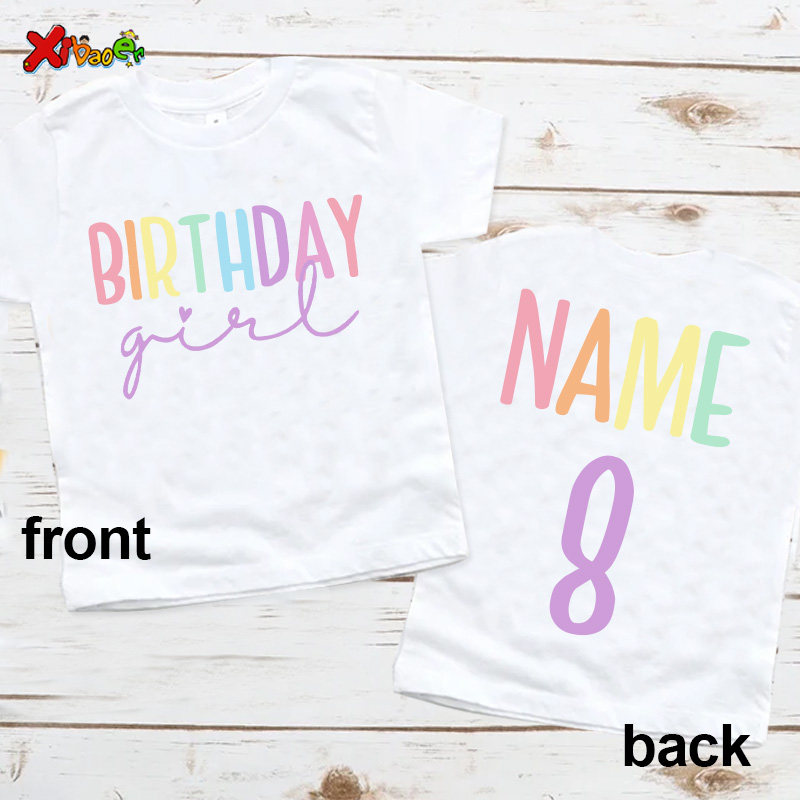 สาววันเกิด T เสื้อชุดปาร์ตี้สํ - Baby Clothing Names บทวิจารณ์และราคา