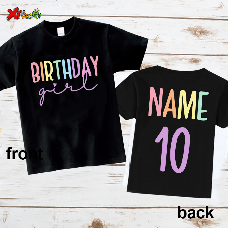 สาววันเกิด T เสื้อชุดปาร์ตี้สํ - Baby Clothing Names บทวิจารณ์และราคา