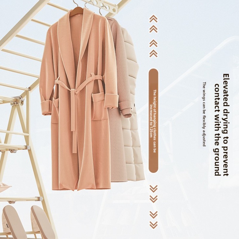 ราวตากผ้าพับได้ ใช้ได้ทั้งในบ้ - Baby Clothing Drying Rack บทวิจารณ์และราคา