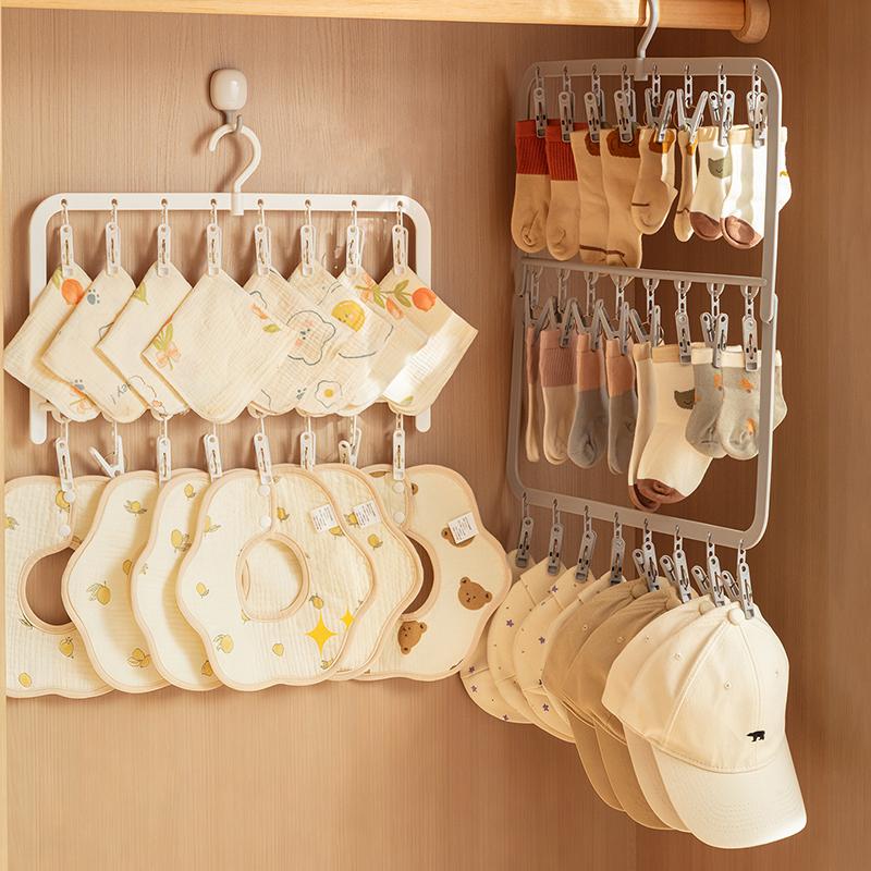 ไม้แขวนถุงเท้าอเนกประสงค์แบบหล - Baby Clothing Drying Rack บทวิจารณ์และราคา